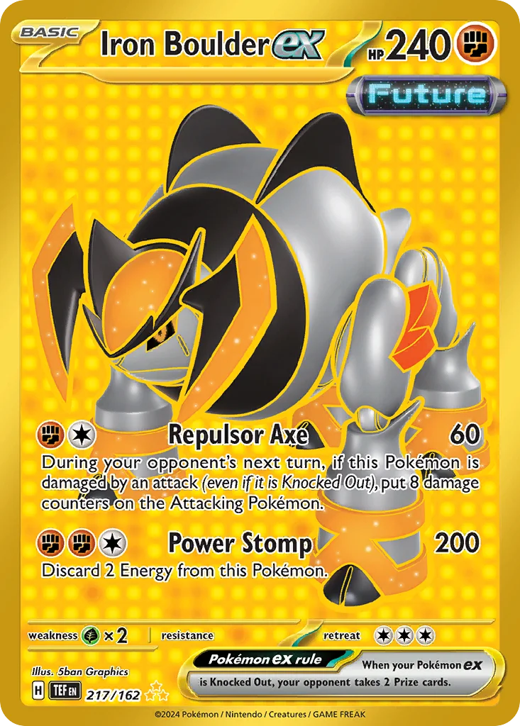 Iron Boulder ex 217/162 Hyper rare