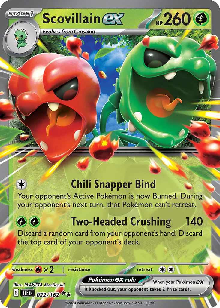 sv5-22 Scovillain ex 022/162 Double rare