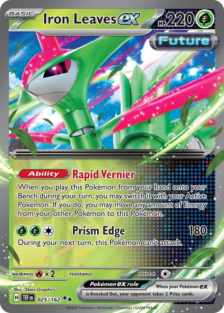 Iron Leaves ex 025/162 Double rare