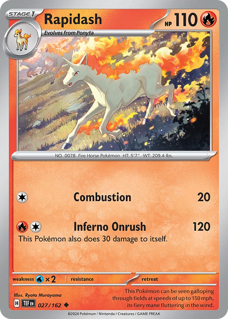 Rapidash 027/162 Uncommon