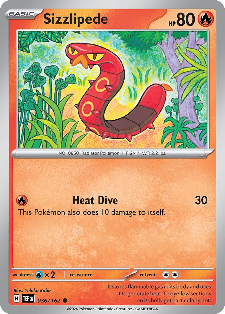 sv5-36 Sizzlipede 036/162 Common