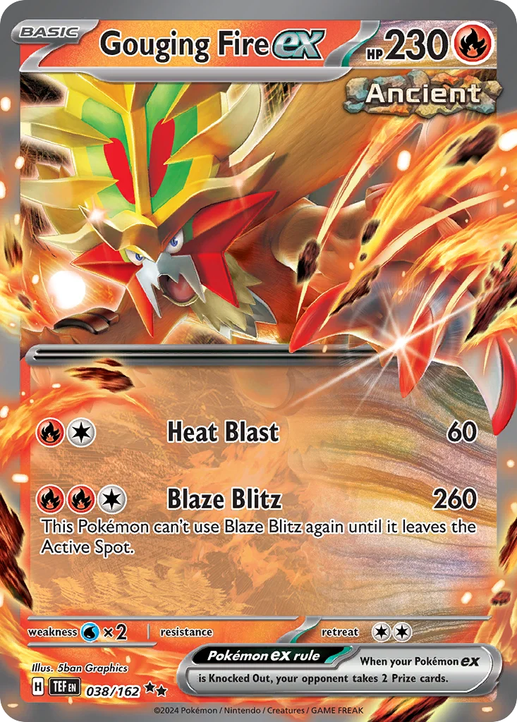 sv5-38 Gouging Fire ex 038/162 Double rare