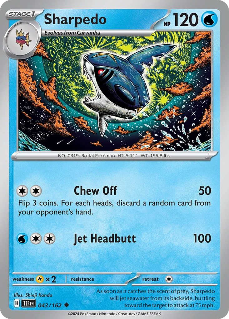 sv5-43 Sharpedo 043/162 Uncommon