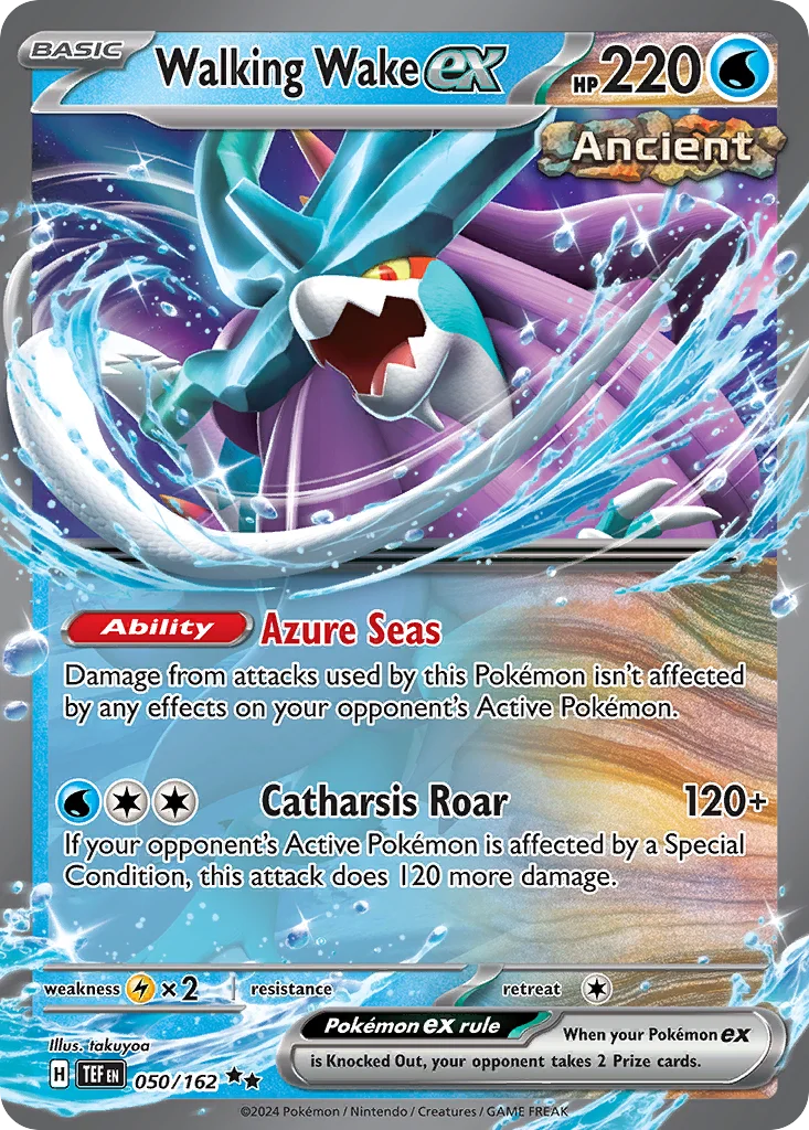 sv5-50 Walking Wake ex 050/162 Double rare