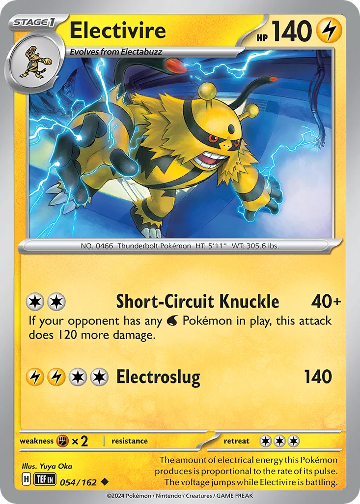 sv5-54 Electivire 054/162 Uncommon