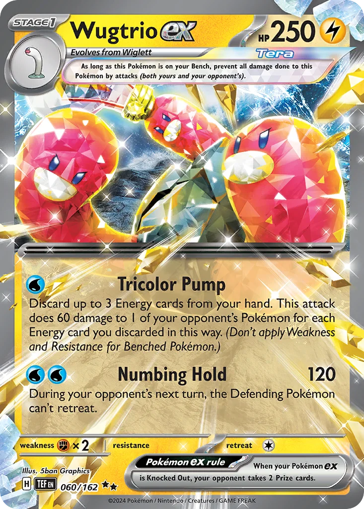 sv5-60 Wugtrio ex 060/162 Double rare