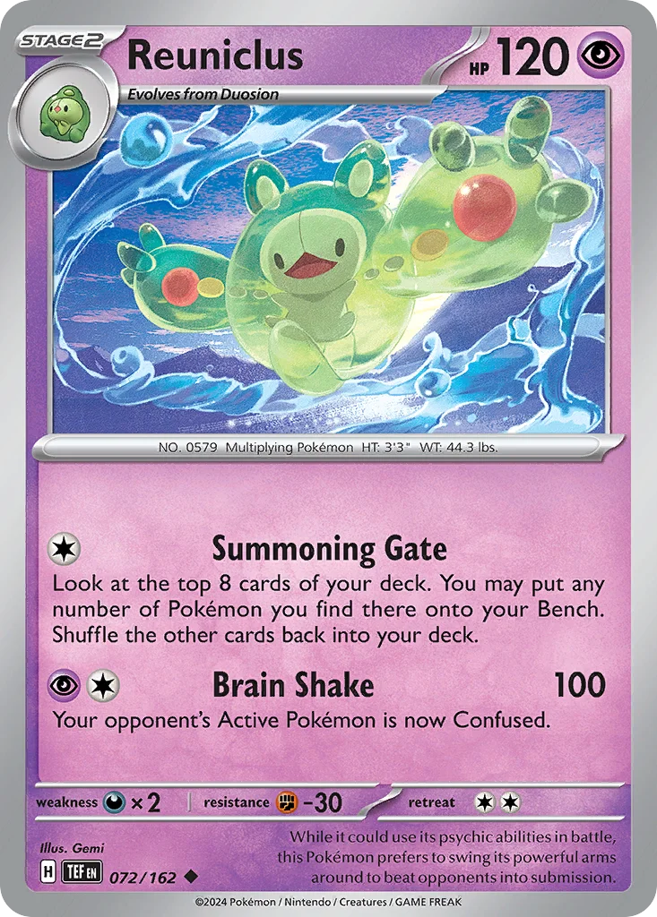sv5-72 Reuniclus 072/162 Uncommon