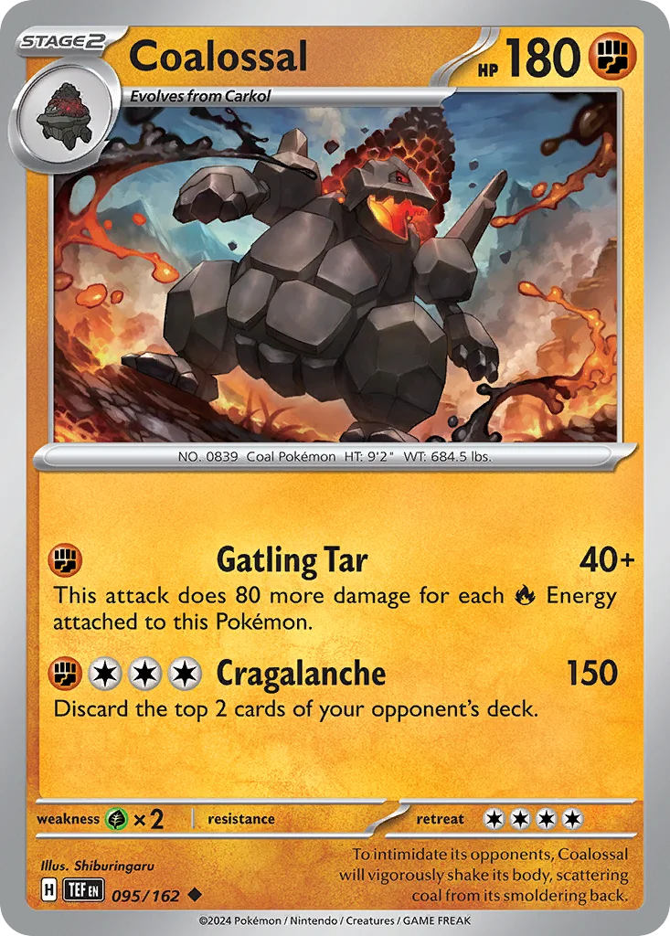 sv5-95 Coalossal 095/162 Uncommon