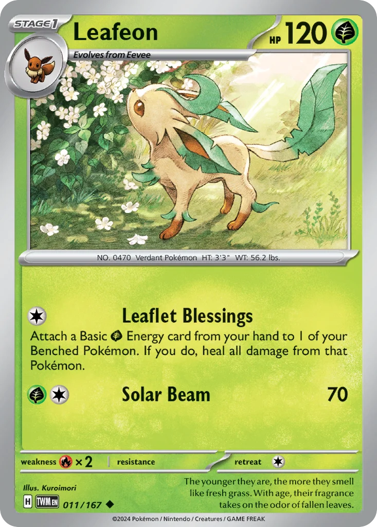 Leafeon 011/167 Uncommon