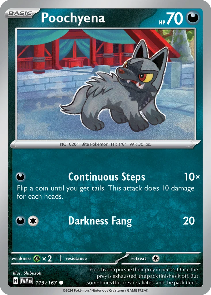 Poochyena 113/167 Common