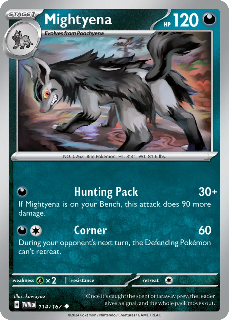 Mightyena 114/167 Uncommon
