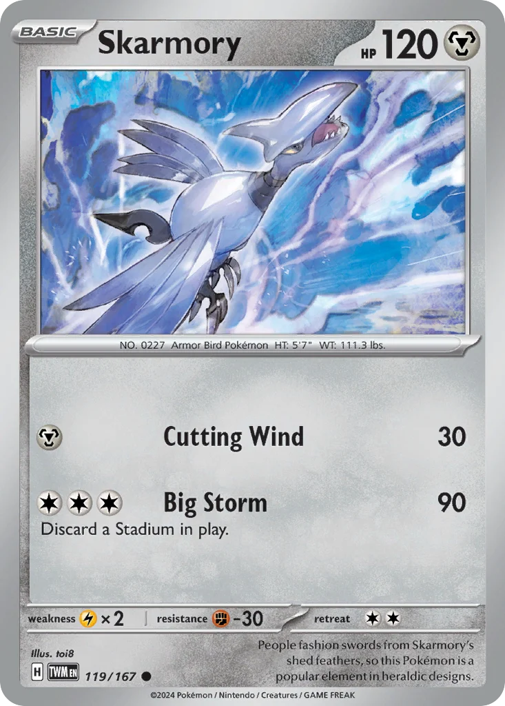 Skarmory 119/167 Common