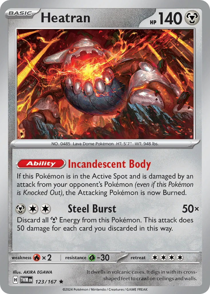 Heatran 123/167 Rare