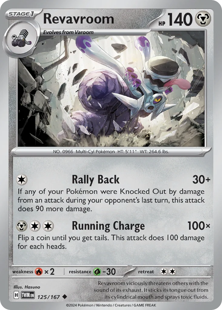 Revavroom 125/167 Uncommon