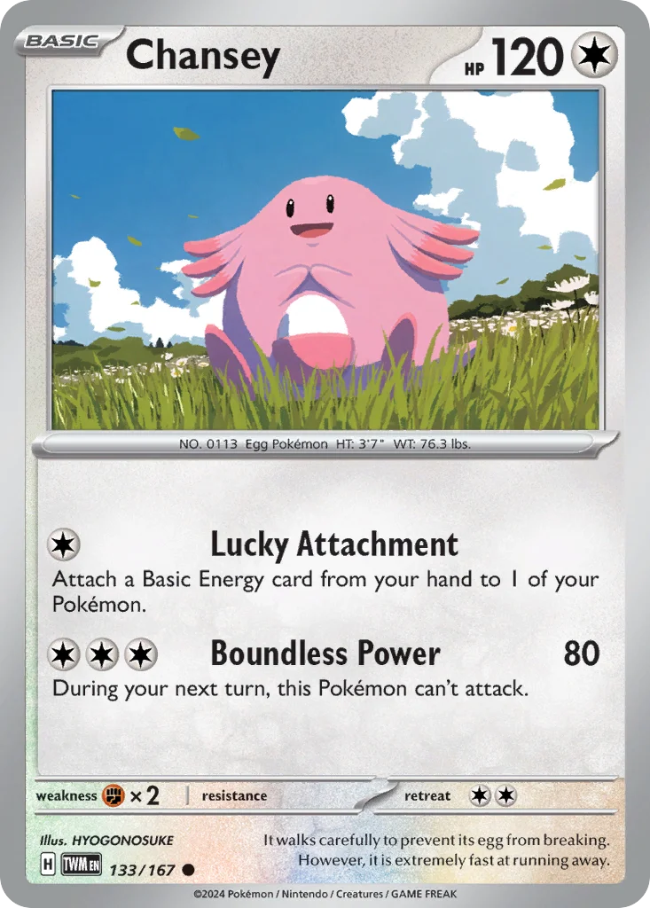 Chansey 133/167 Common