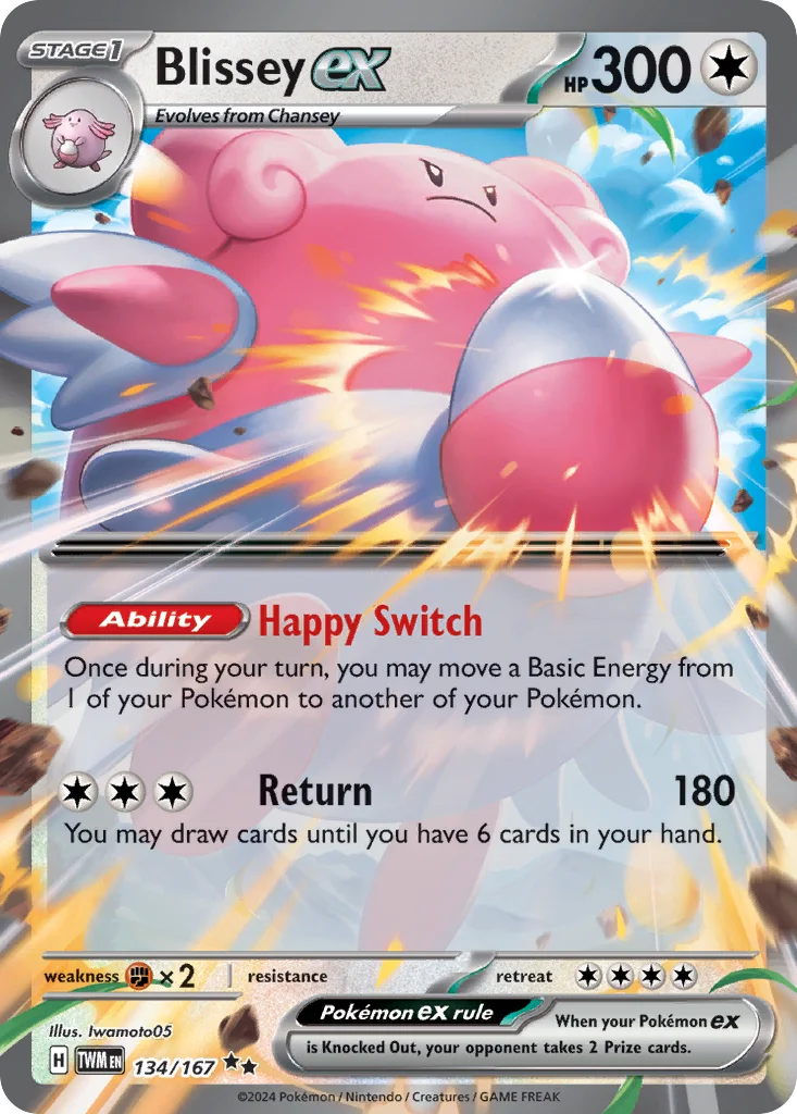 Blissey ex 134/167 Double rare