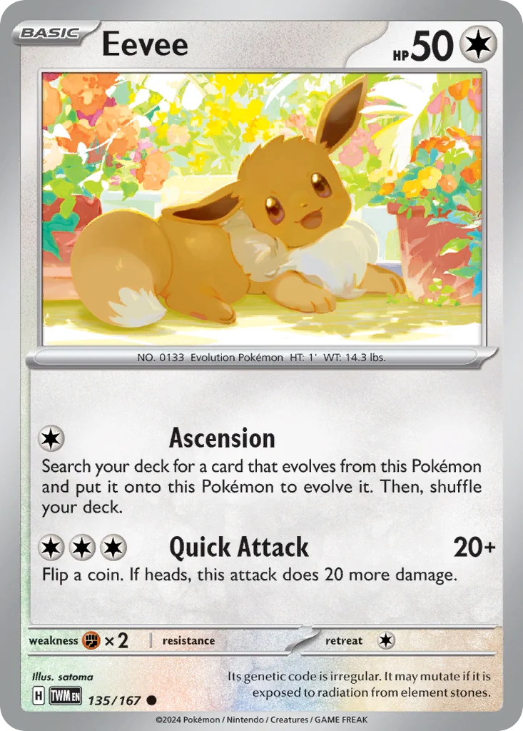 Eevee 135/167 Common