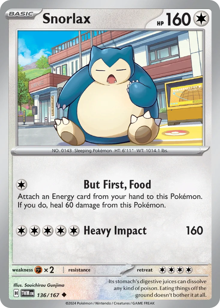 Snorlax 136/167 Uncommon