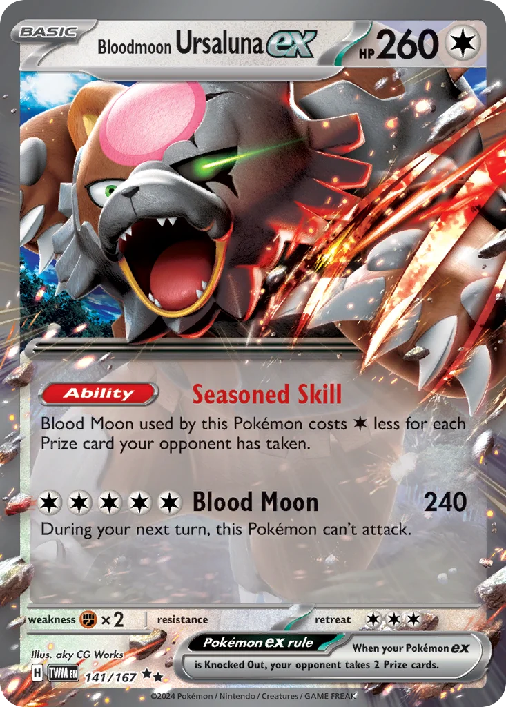 Bloodmoon Ursaluna ex 141/167 Double rare