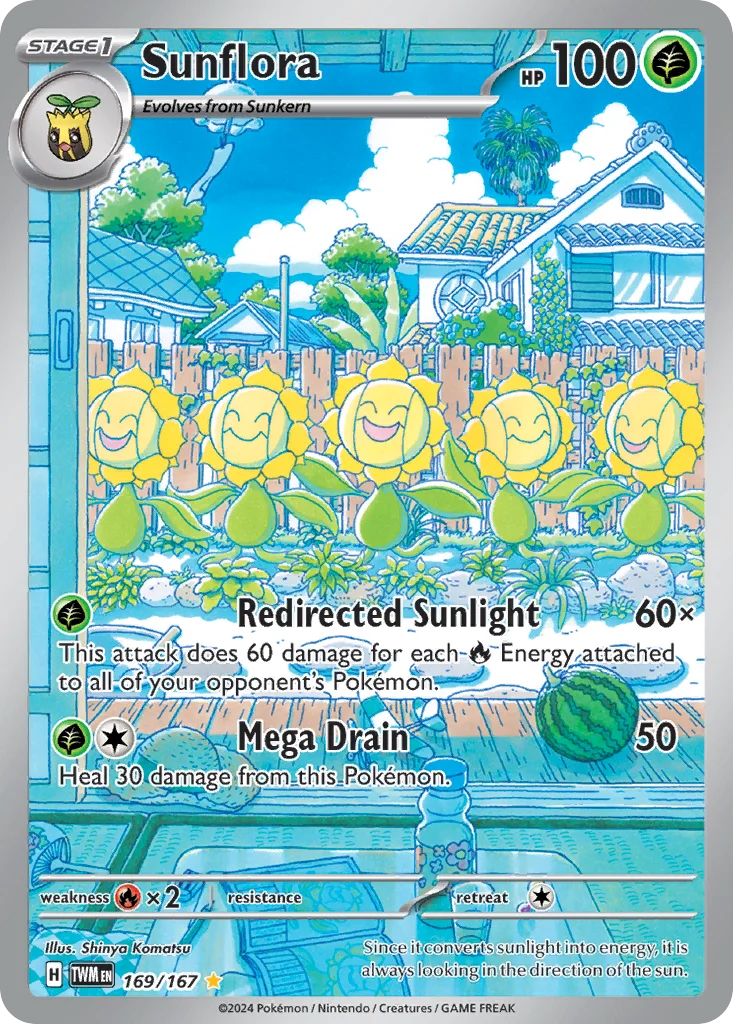 sv6-169 Sunflora 169/167 Illustration rare