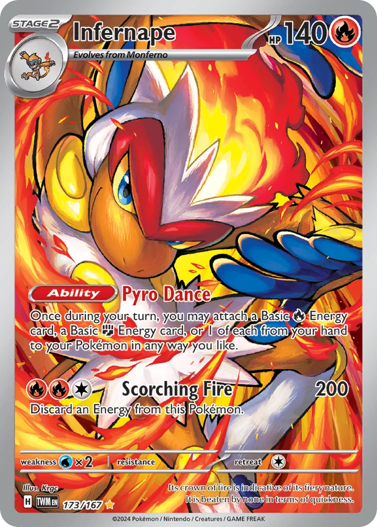 Infernape 173/167 Illustration rare