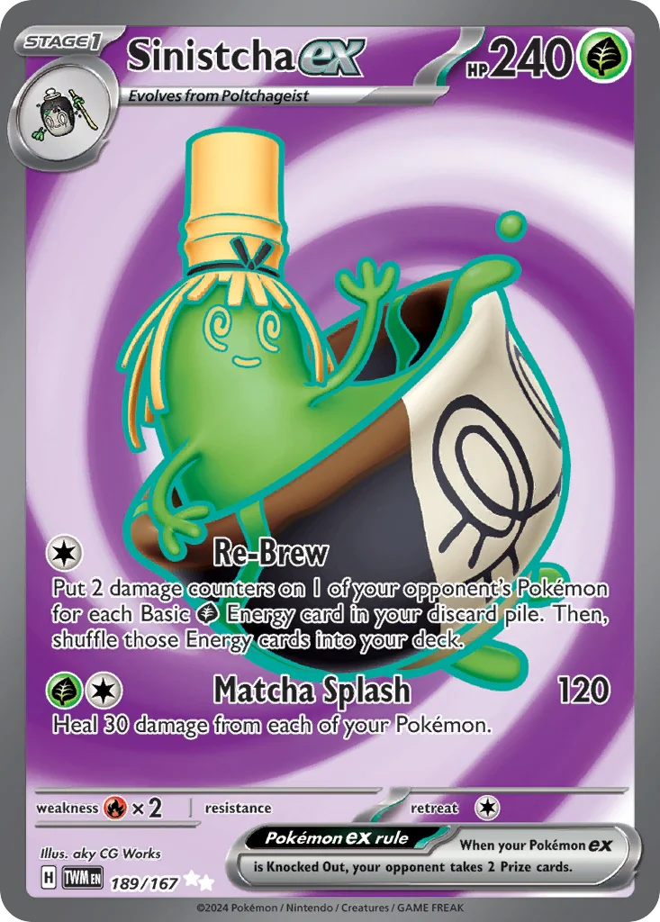 Sinistcha ex 189/167 Ultra rare