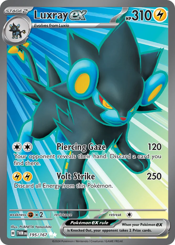 Luxray ex 195/167 Ultra rare