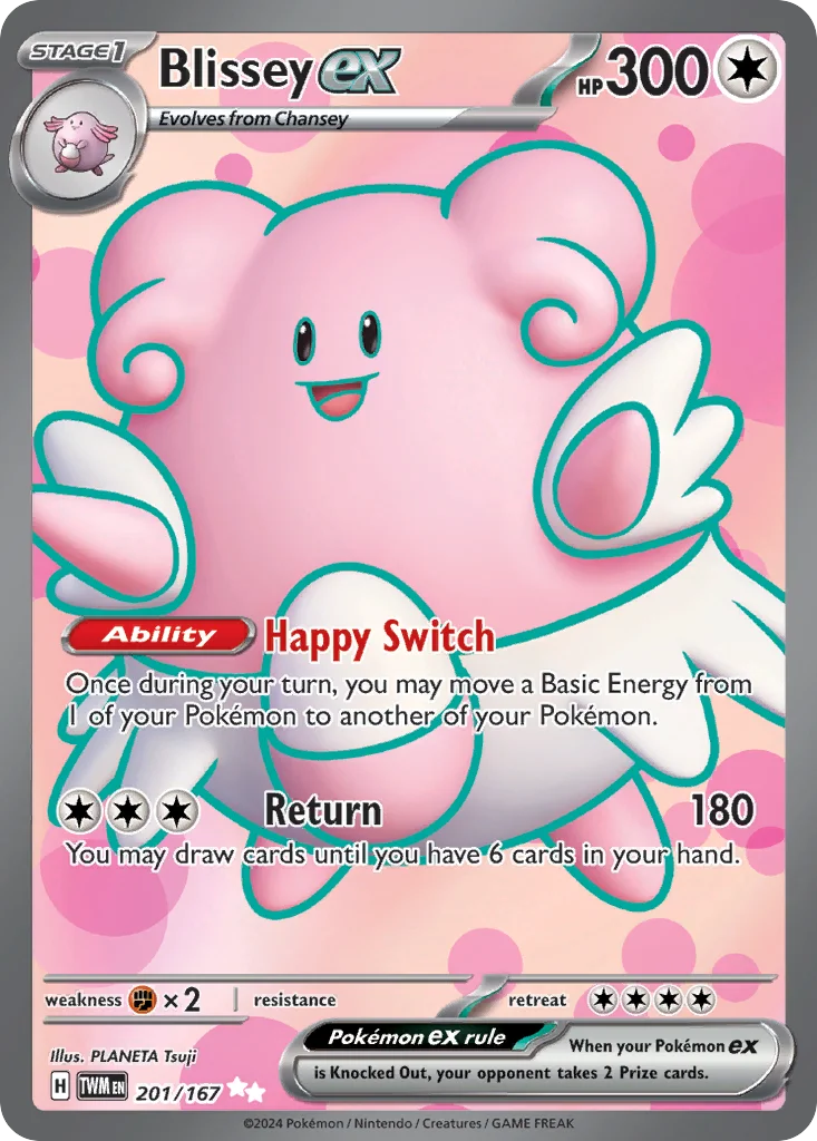 Blissey ex 201/167 Ultra rare