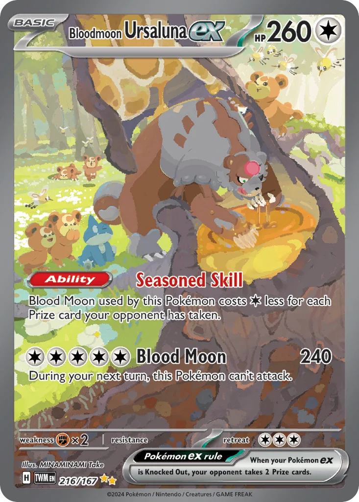 Bloodmoon Ursaluna ex 216/167 Special illustration rare