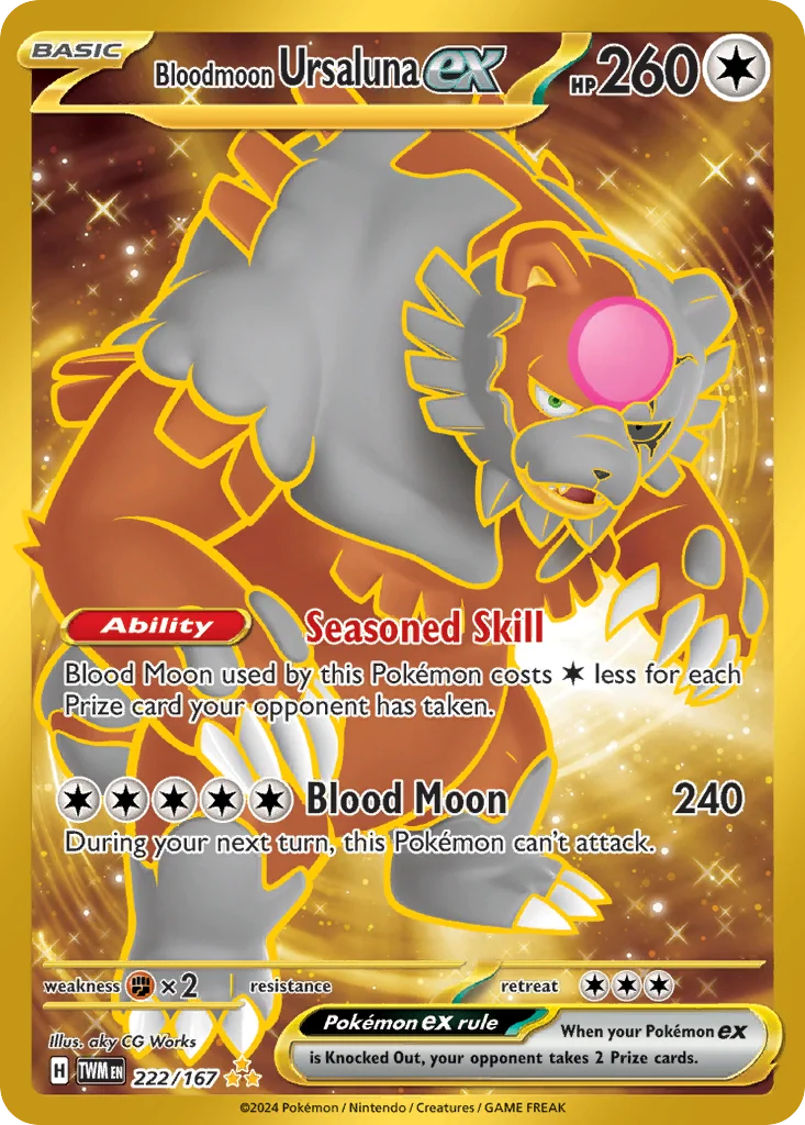 Bloodmoon Ursaluna ex 222/167 Hyper rare