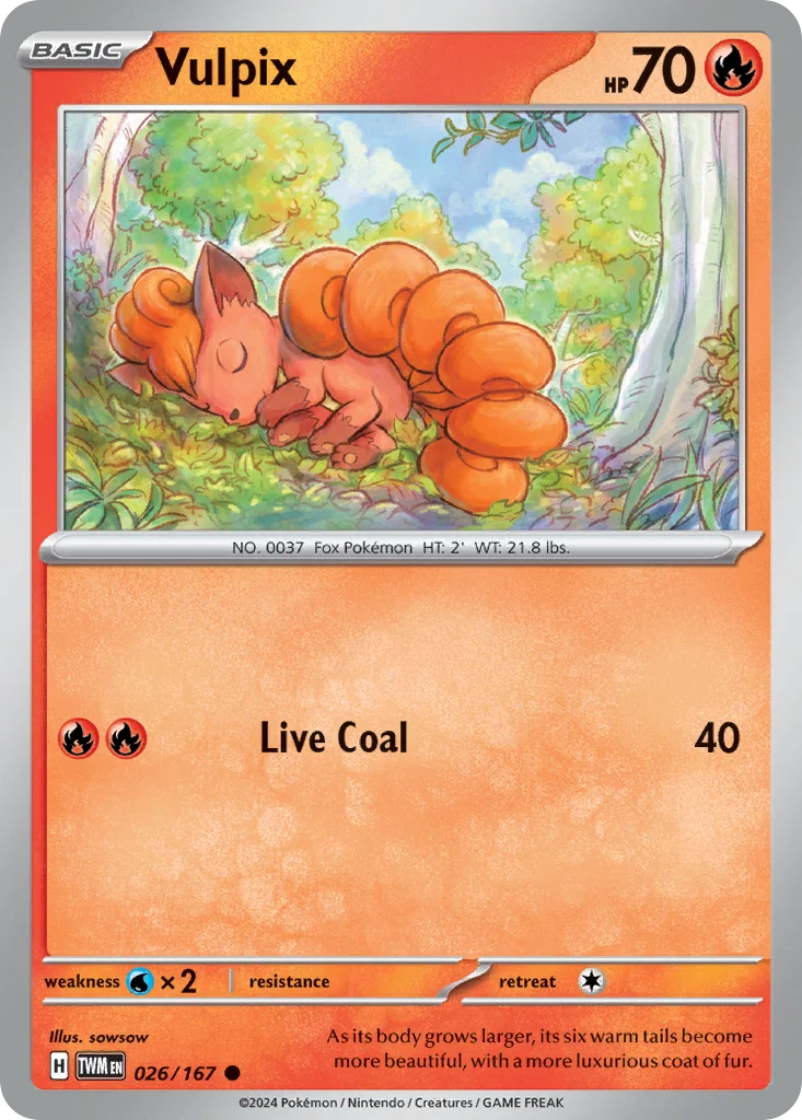 Vulpix 026/167 Common