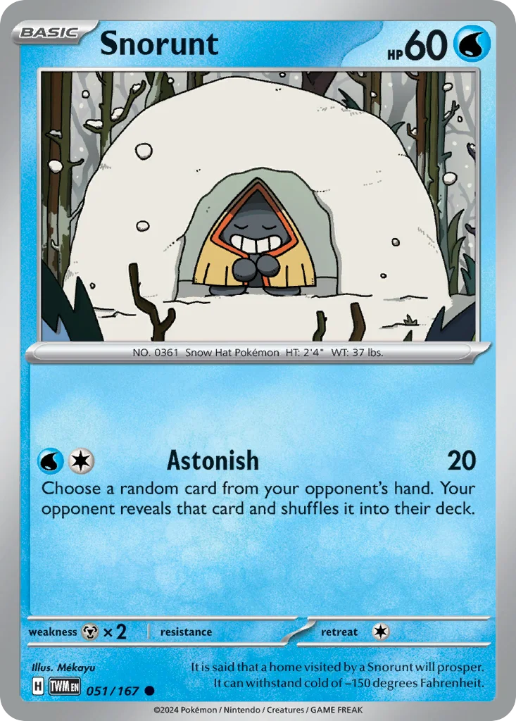 Snorunt 051/167 Common
