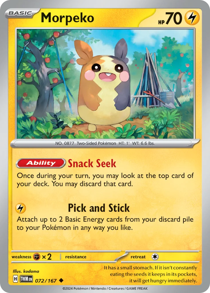 Morpeko 072/167 Uncommon