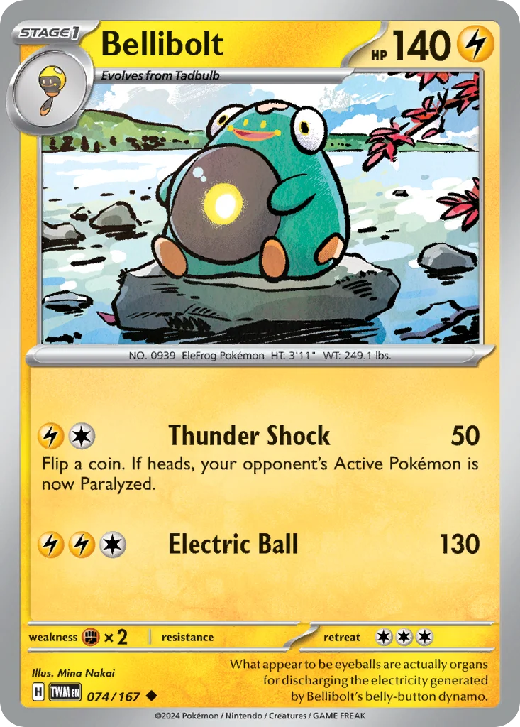 Bellibolt 074/167 Uncommon