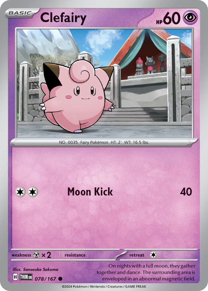 Clefairy 078/167 Common