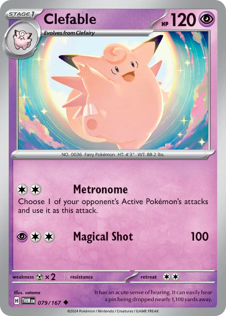 Clefable 079/167 Uncommon