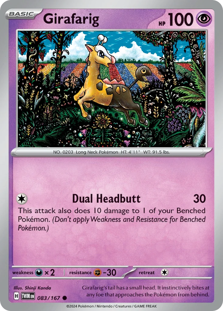 Girafarig 083/167 Common