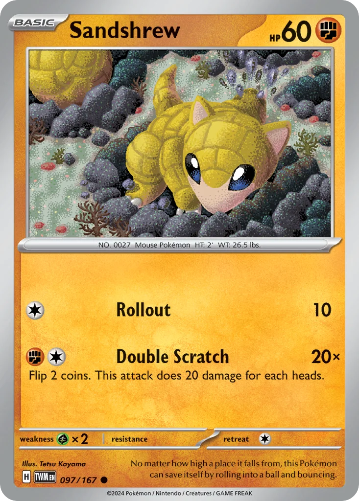 Sandshrew 097/167 Common