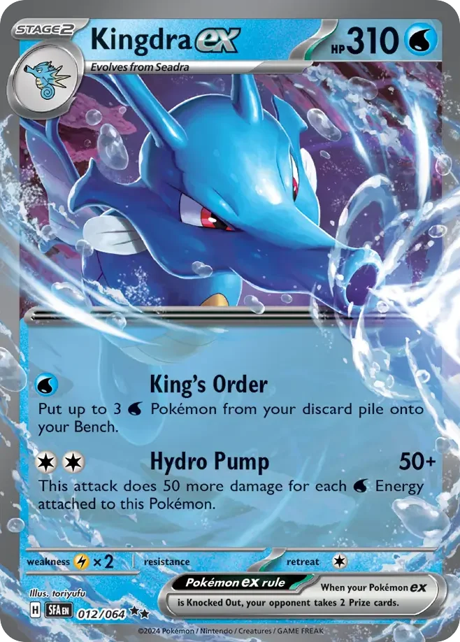 Kingdra ex 012/064 Double rare