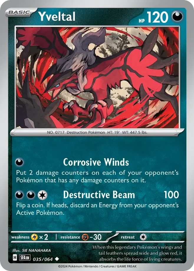 Yveltal 035/064 Uncommon
