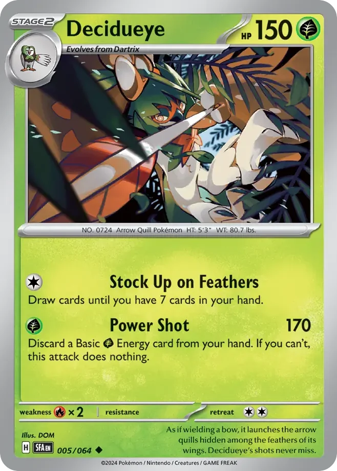Decidueye 005/064 Uncommon