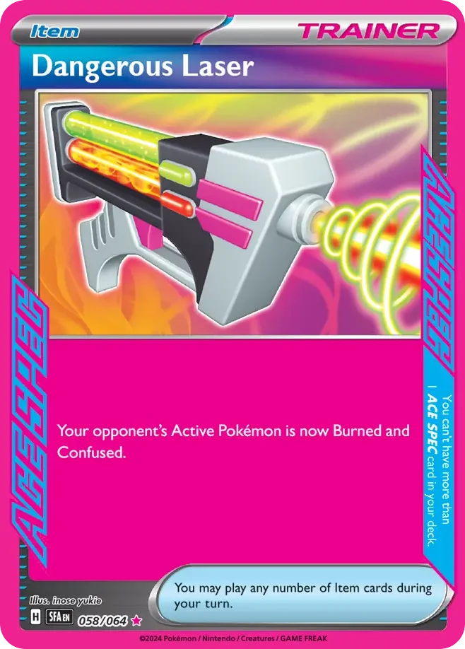 Dangerous Laser 058/064 Ace spec rare