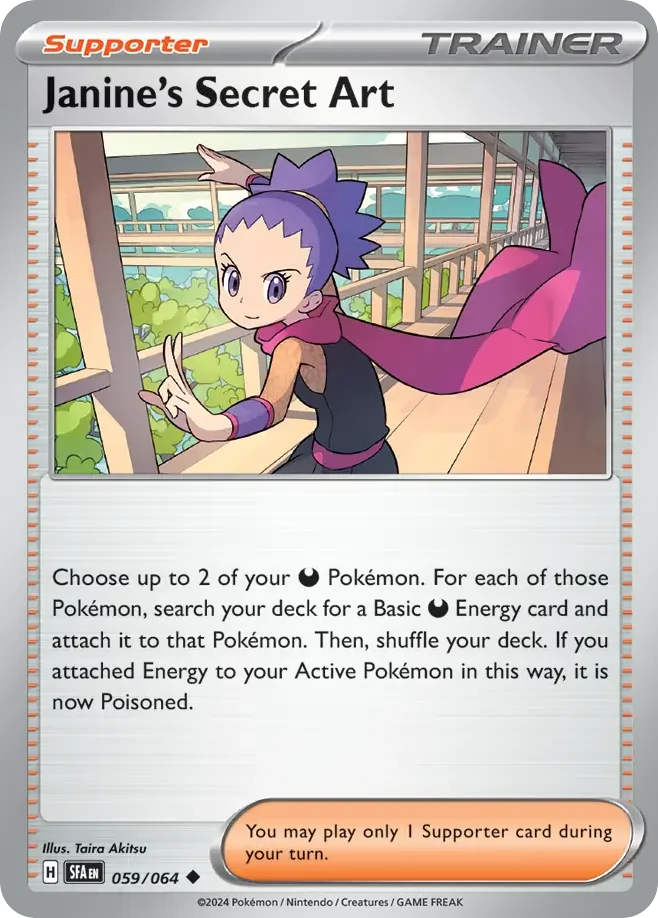 Janine's Secret Art 059/064 Uncommon