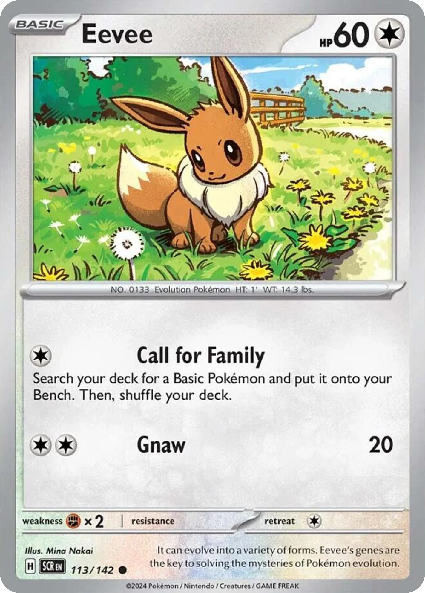 Eevee 113/142 Common