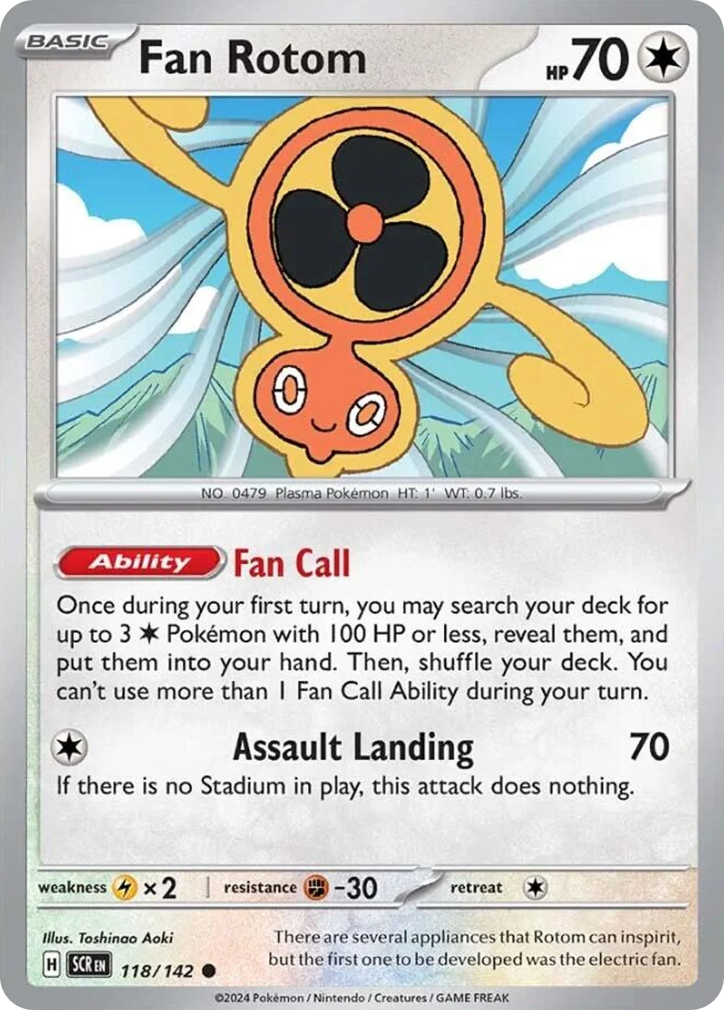 Fan Rotom 118/142 Common