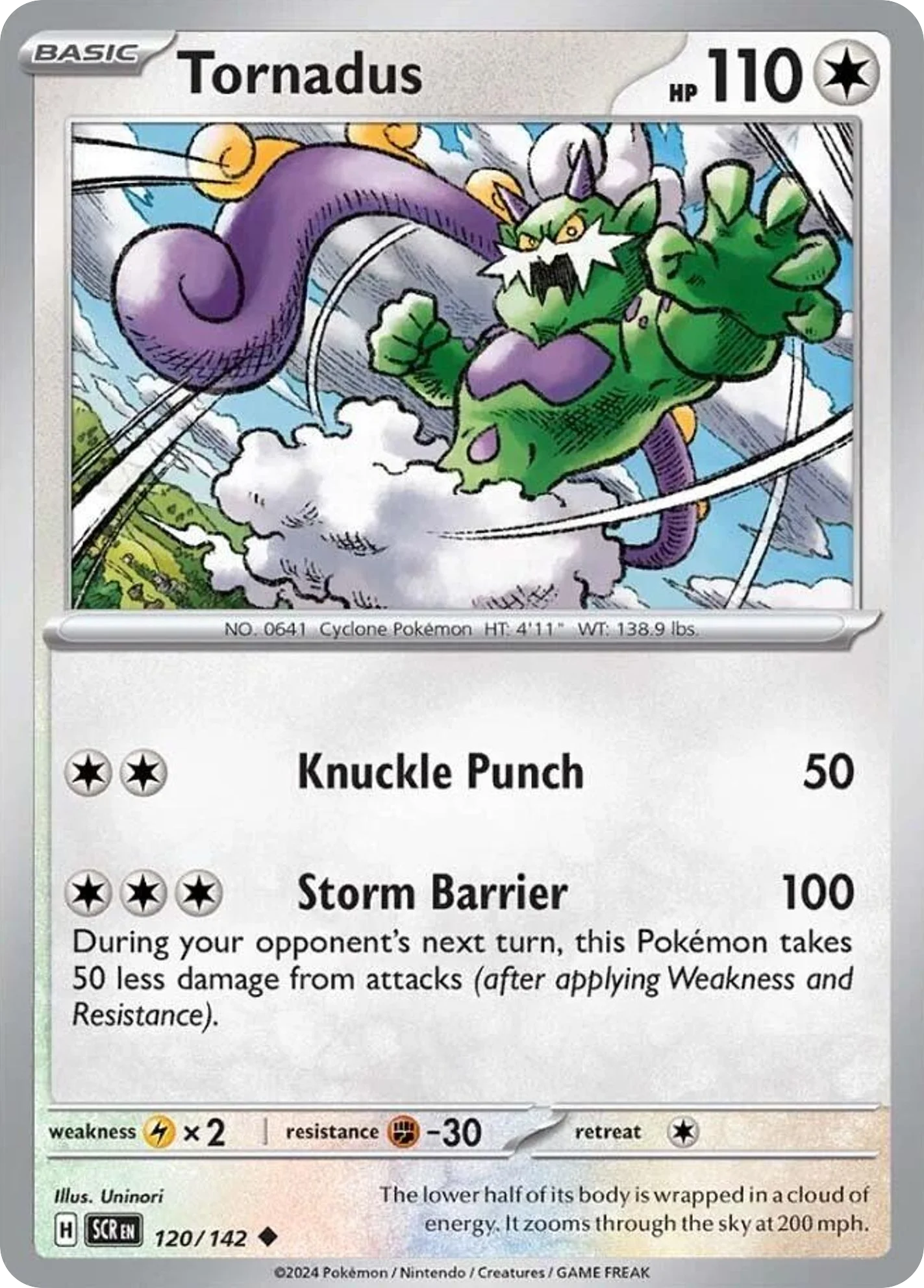 Tornadus 120/142 Uncommon