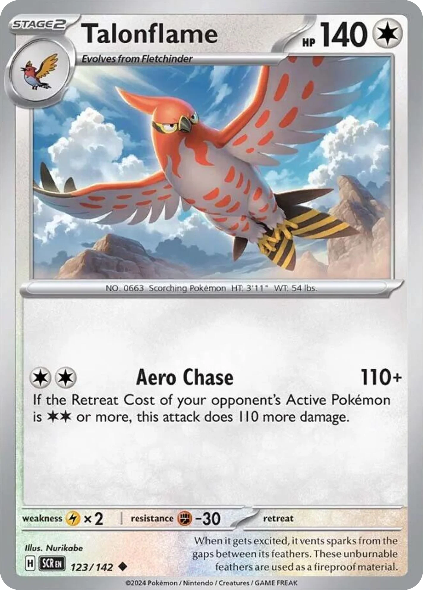 Talonflame 123/142 Uncommon