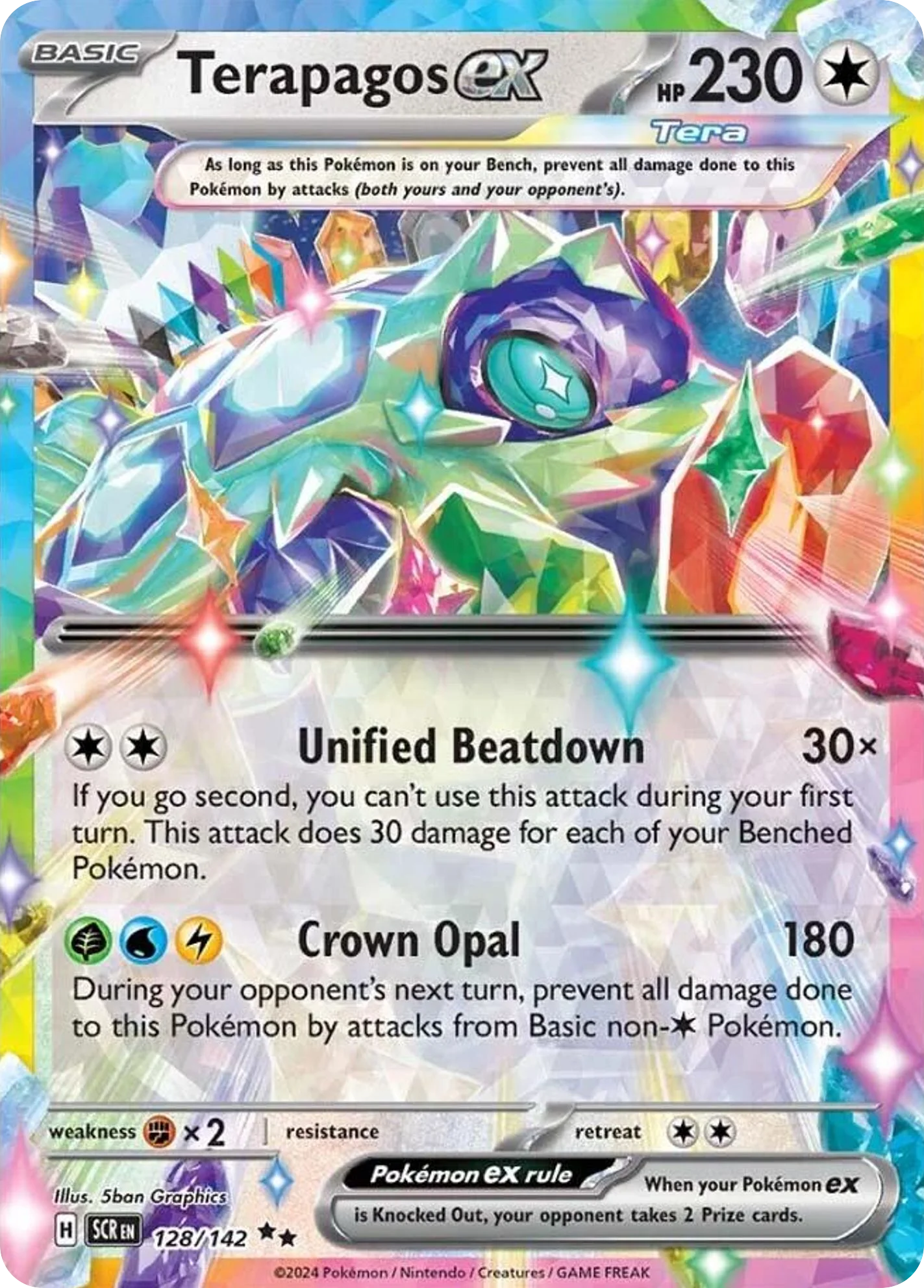 Terapagos ex 128/142 Double rare