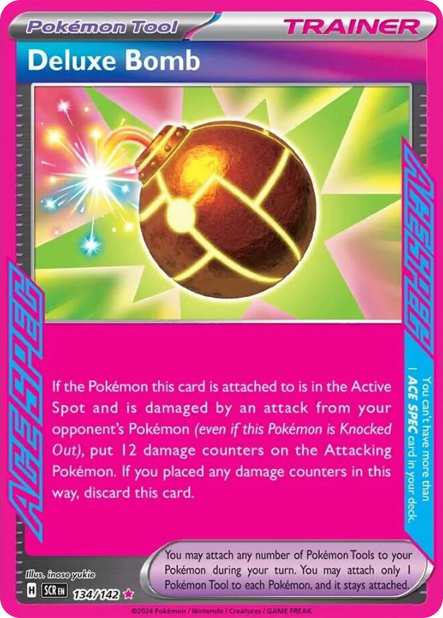 Deluxe Bomb 134/142 Ace spec rare