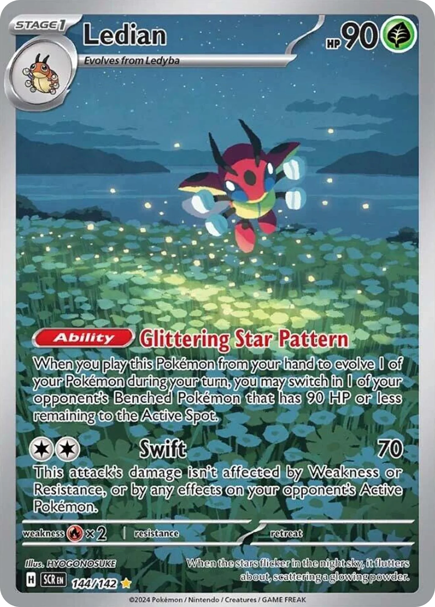 Ledian 144/142 Illustration rare